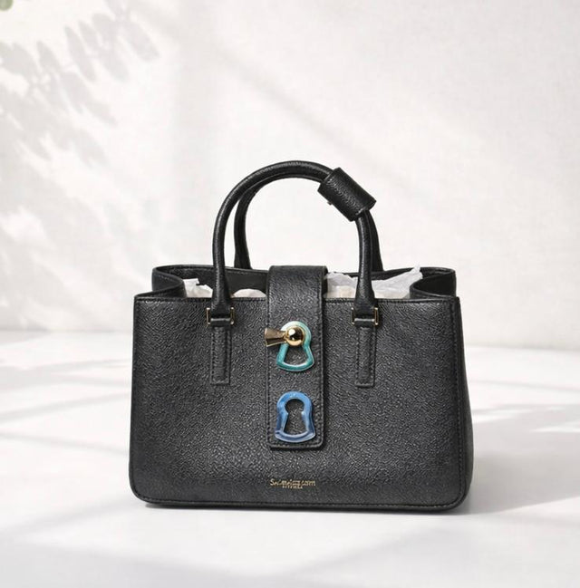 GIANFRANCO LOTTI - Pearl Small Black Handbag
