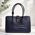 UN PEARL L COCCO STAMPA NAVY