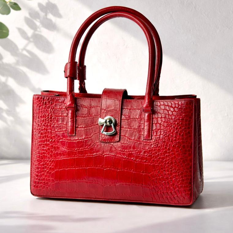 UN PEARL L COCCO STAMPA - RED