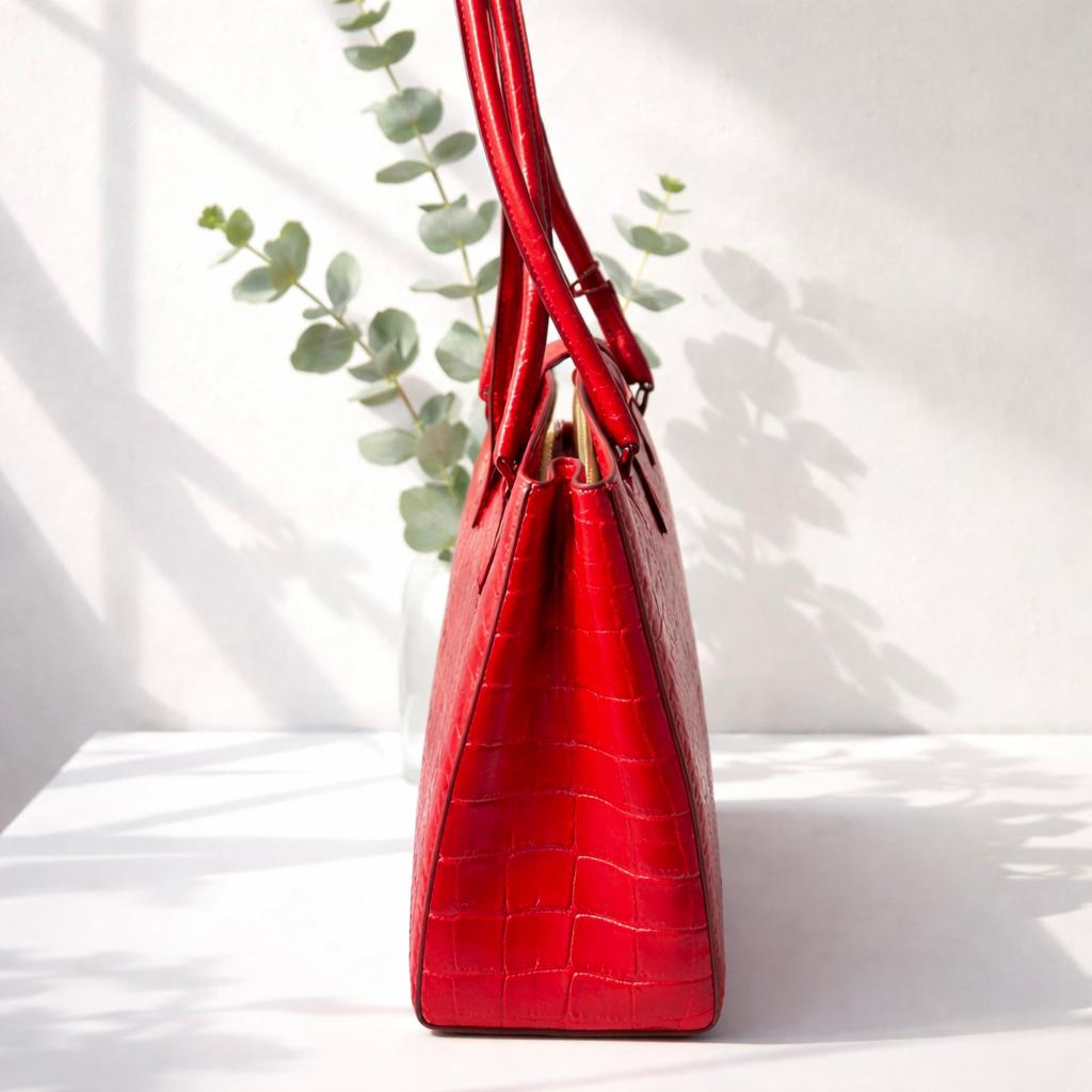 UN PEARL L COCCO STAMPA - RED