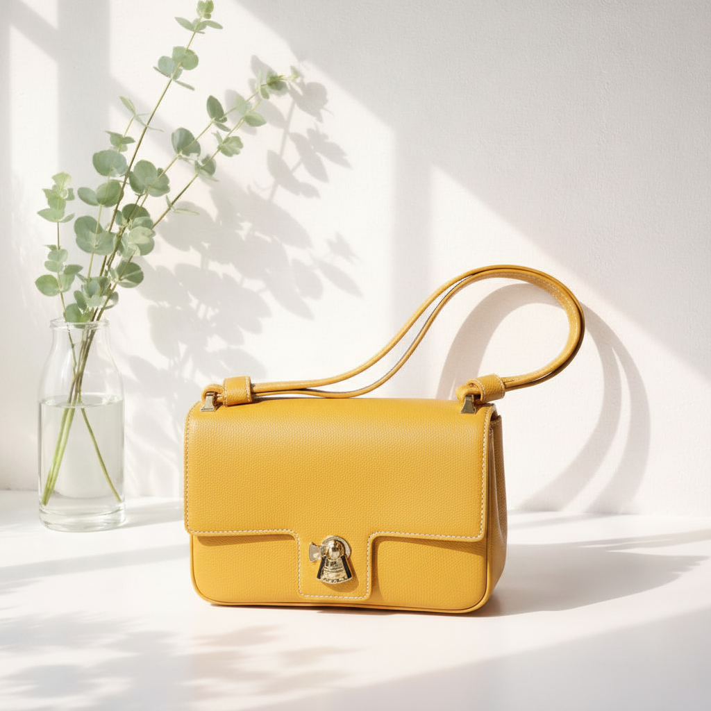Square Saddle Maroc Shoulder Bag