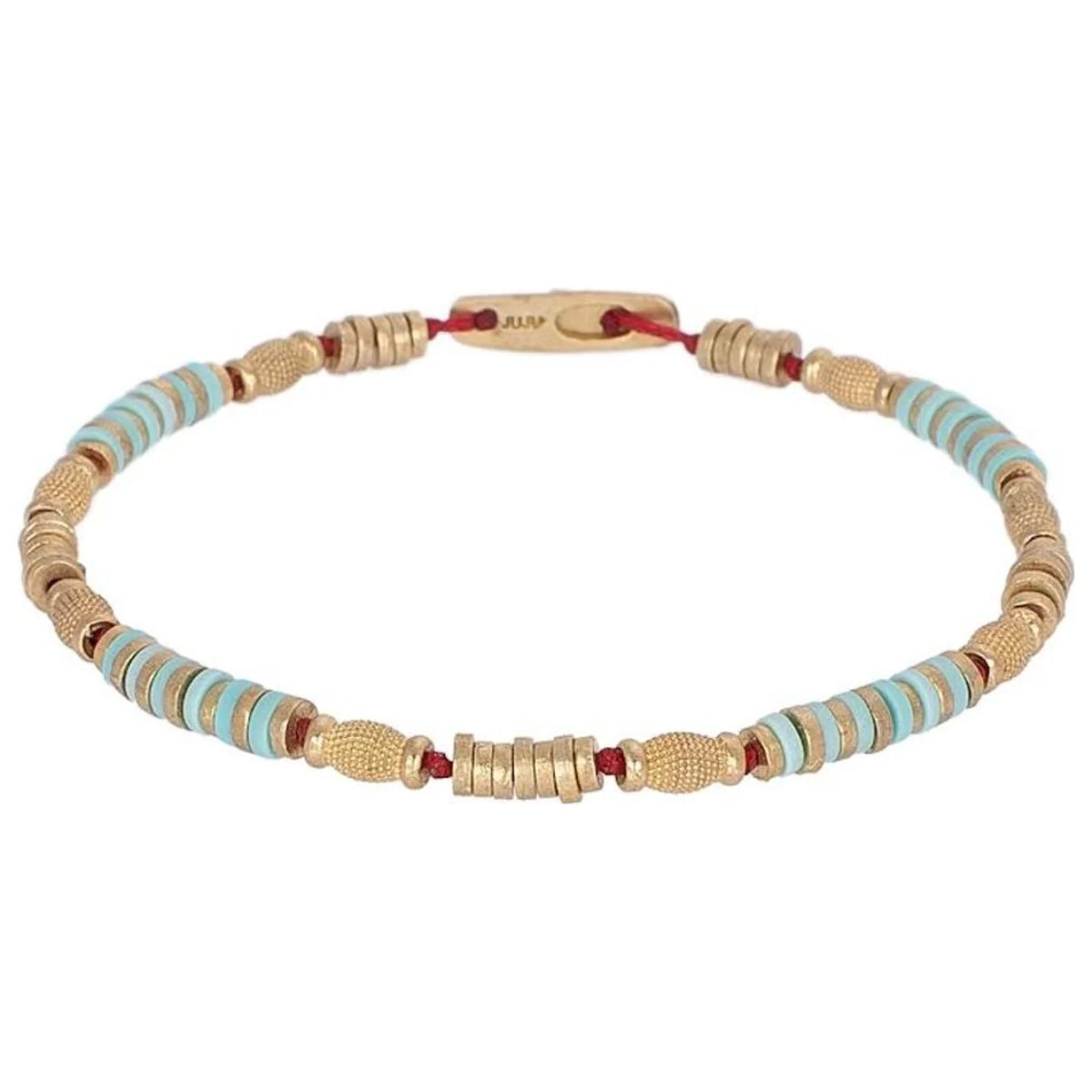 JUJU Mood Candy Anklet - Anklets in Kuwait | خلخال كاندي (Candy) الملون مصنوع يدوياً من البرونز - Saya