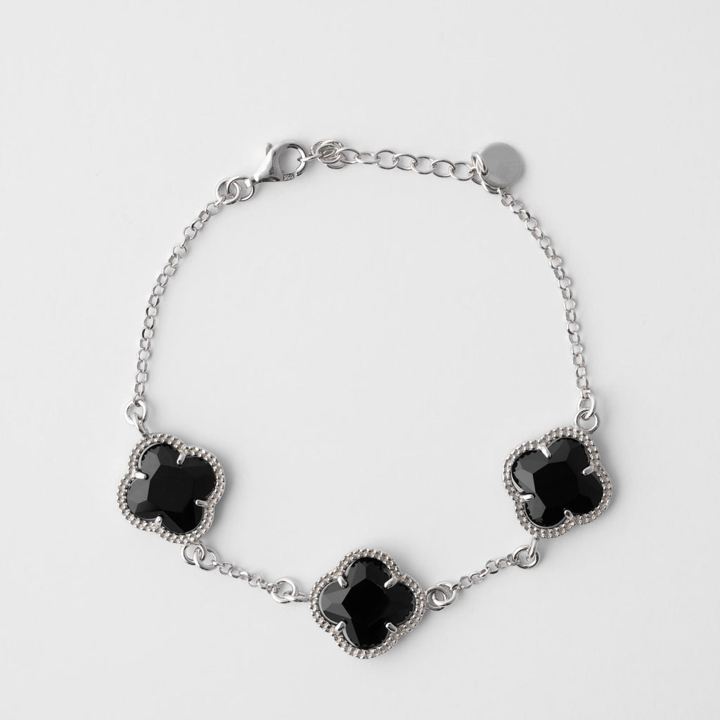 Clover | with Black Quartz