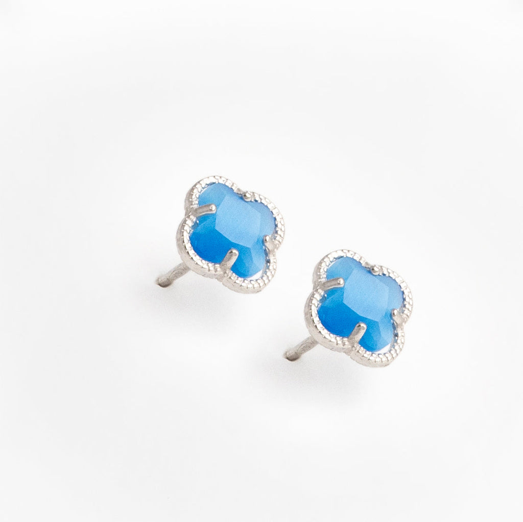Clover | Earrings with Blu Quartz