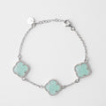 Clover | Bracelet with Green Quartz