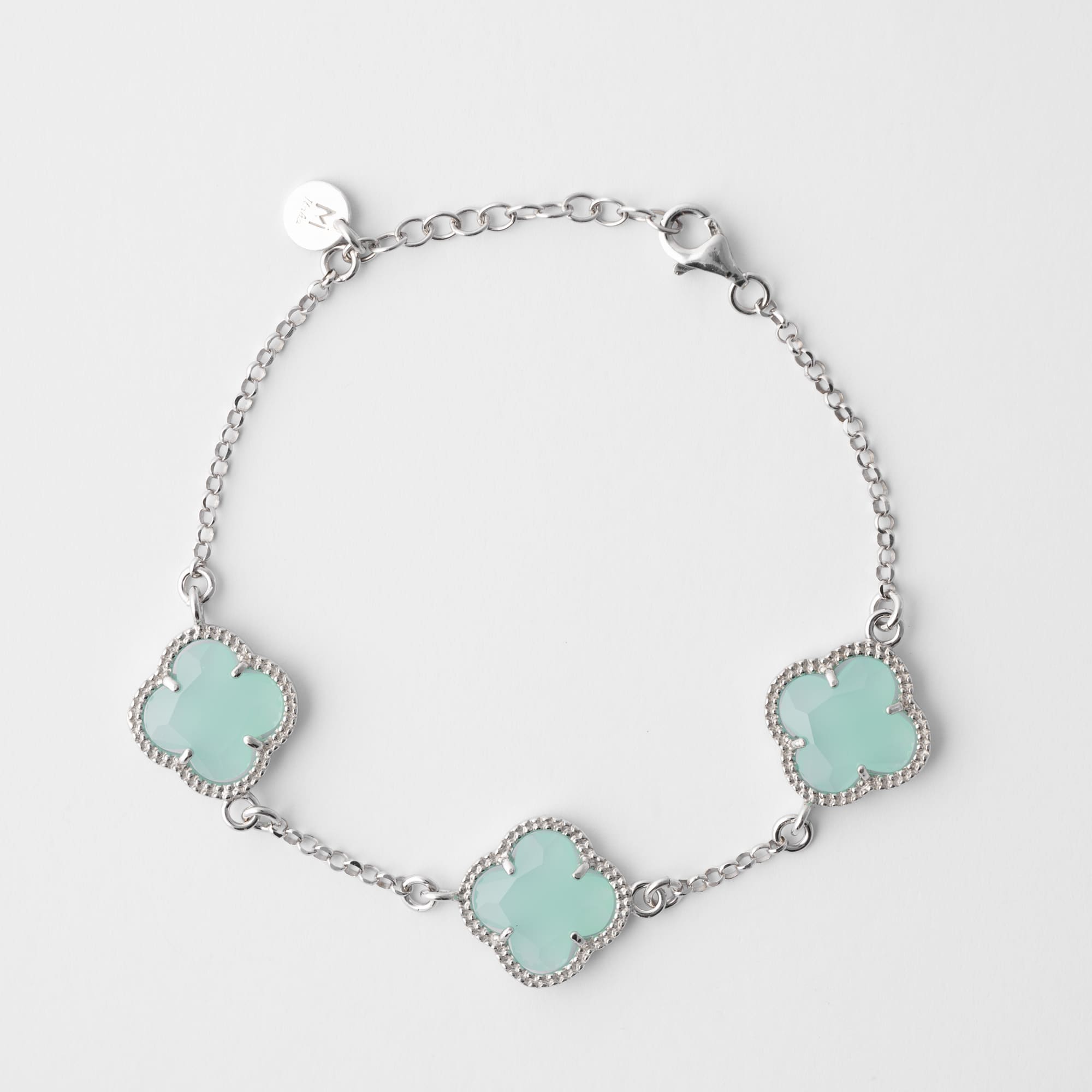Clover | Bracelet with Green Quartz