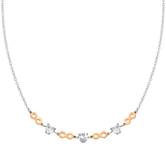 Nomination Italy Principessina Necklace - White CZ Infinity