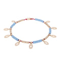 JUJU Mood Thira Anklet - Anklets in Kuwait | خلخال ثيرا (Thira) الصيفي مصنوع يدوياً من البرونز - Saya