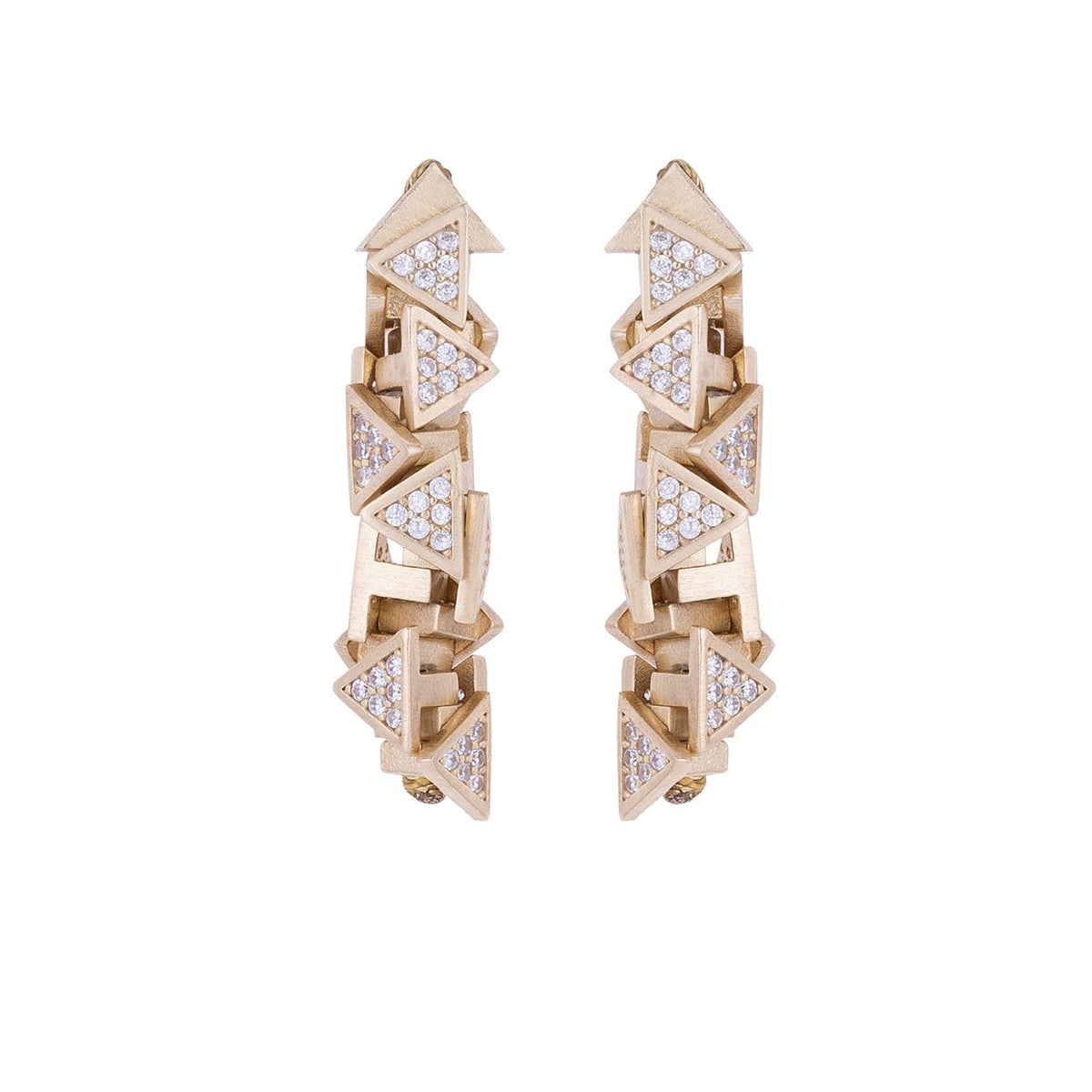 JUJU Mood Creeper Earring - Earrings in Kuwait | أقراط كريبر (Creeper) المتسلقة للأذن مصنوعة يدوياً - Saya