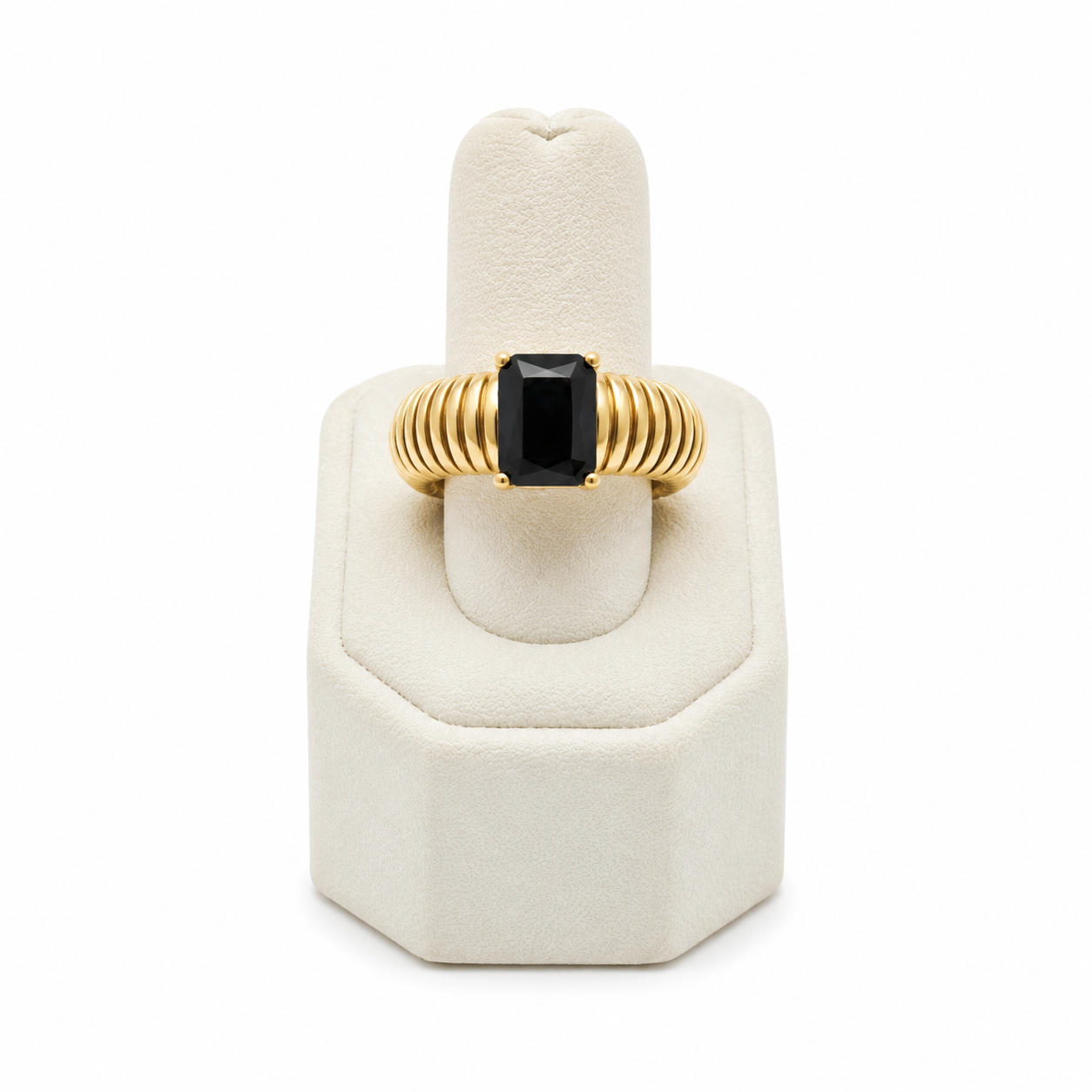 BLACK STONE TUBOGAS STRETCH RING