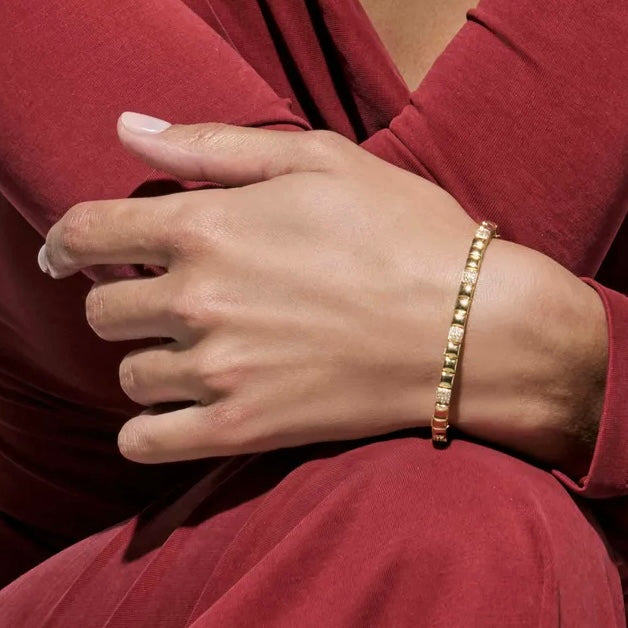 NOMINATION - Enigmatic Shine Bracelet, Gold CZ Pavé