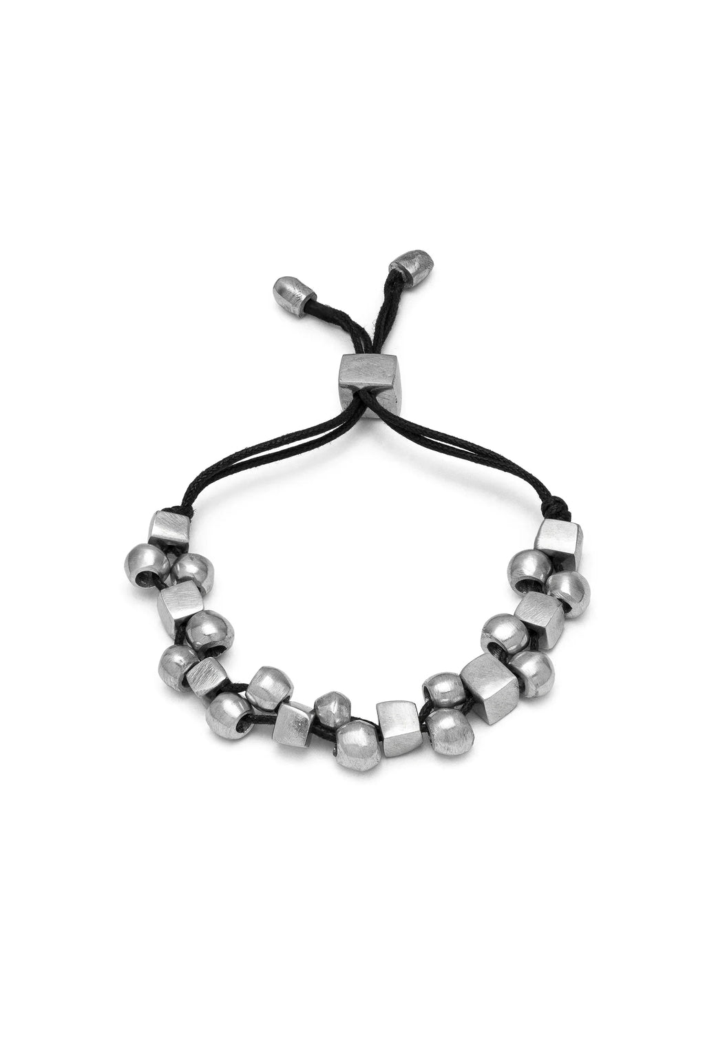 WIRE SPHERE/CUBE BRACELET