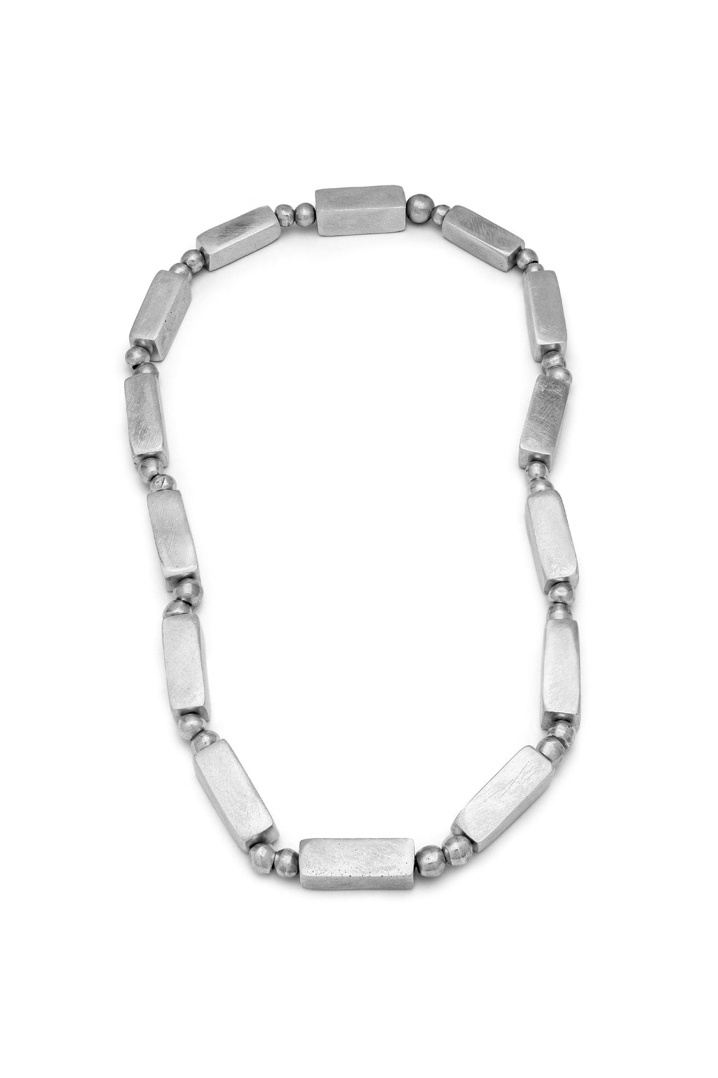 CYLINDER AND SPHERE NECKLACE