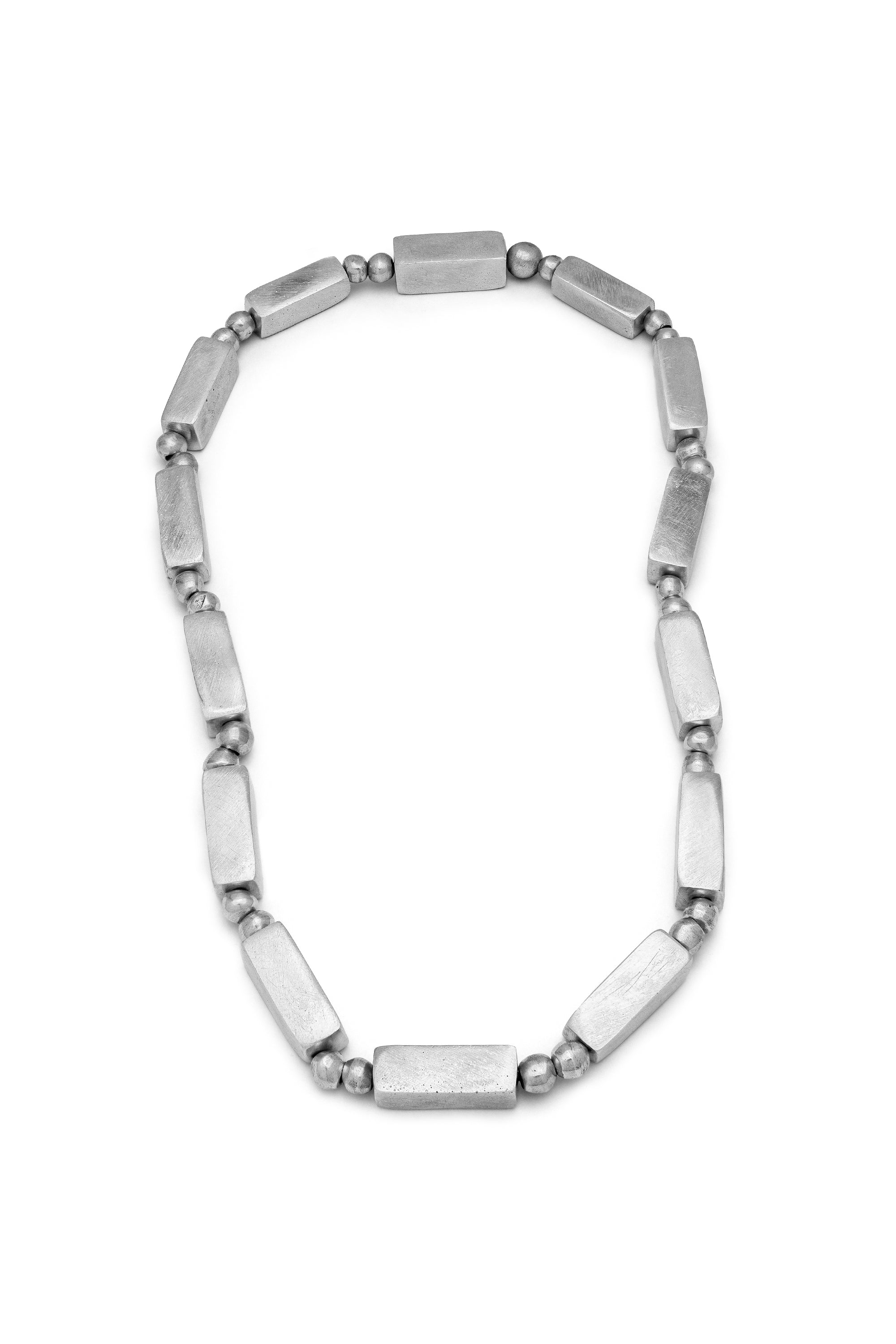 CYLINDER AND SPHERE NECKLACE