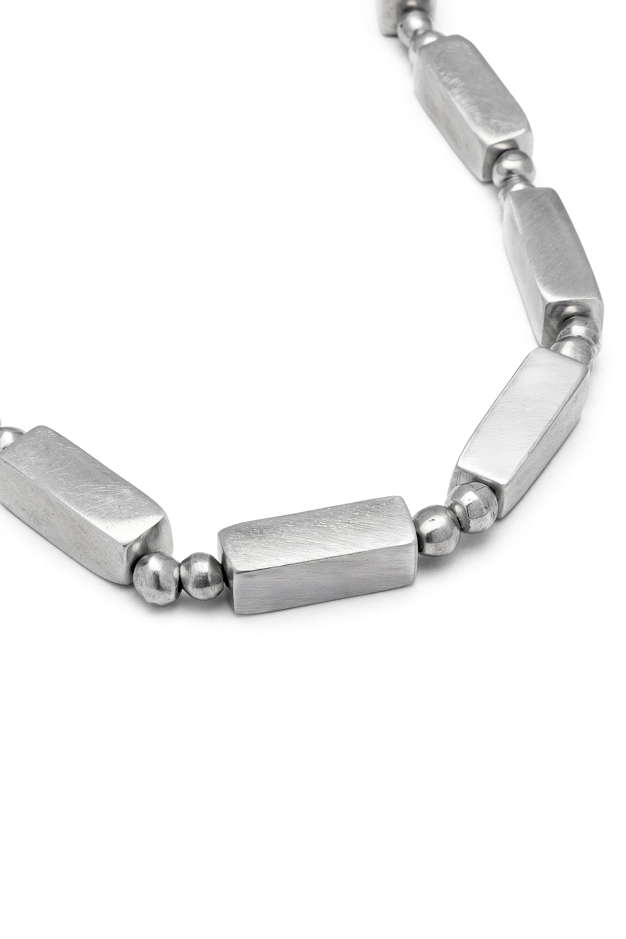 CYLINDER AND SPHERE NECKLACE