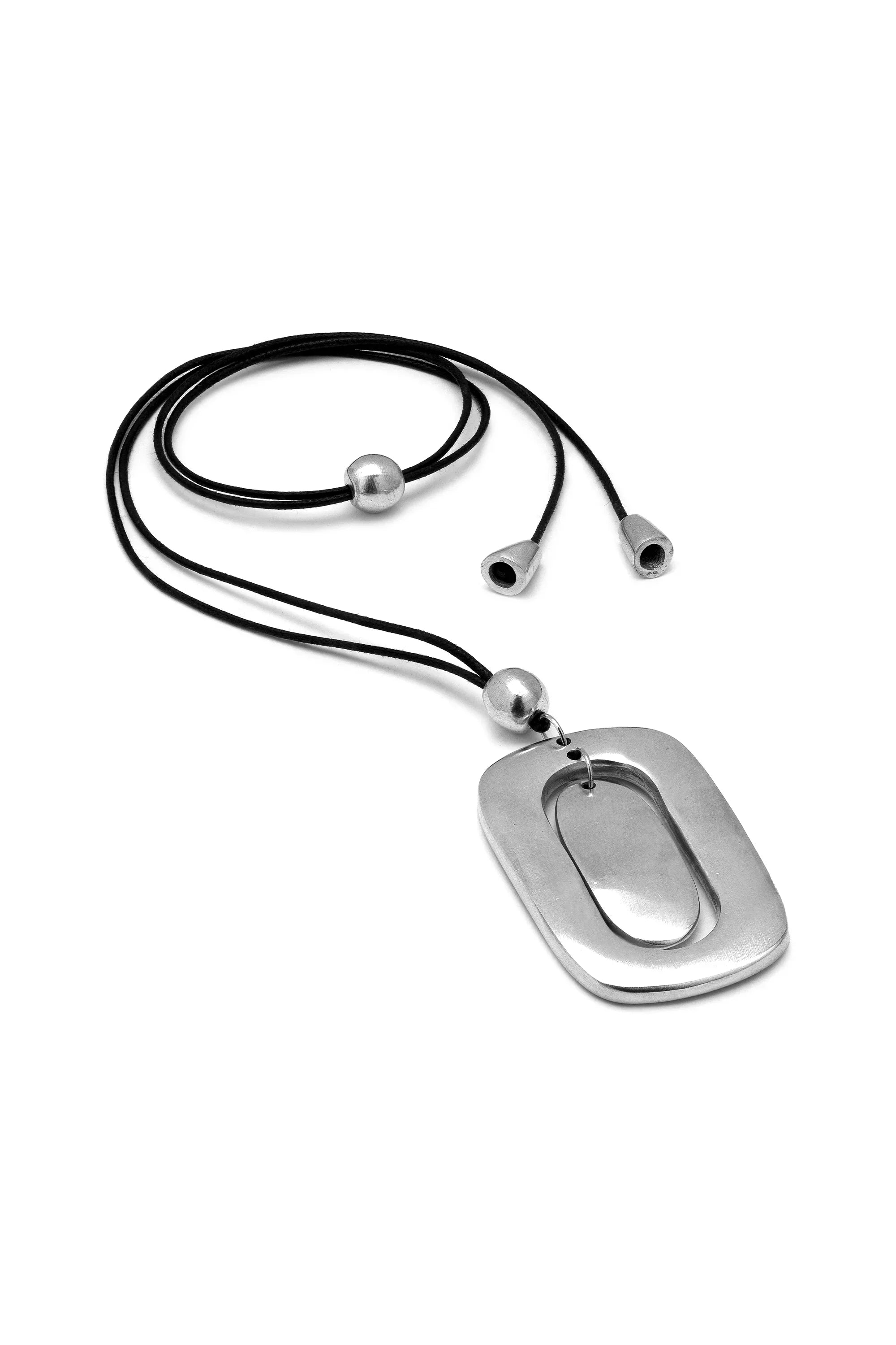 OVAL RECTANGLE PENDANT