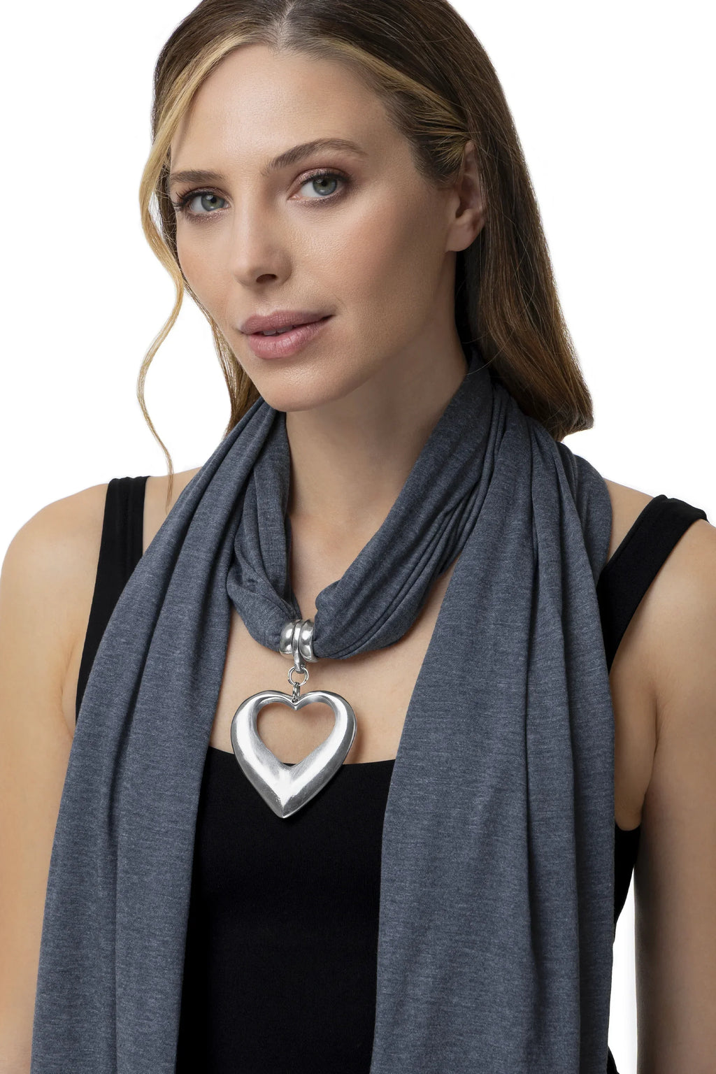 HEART JEWELLERY SCARF