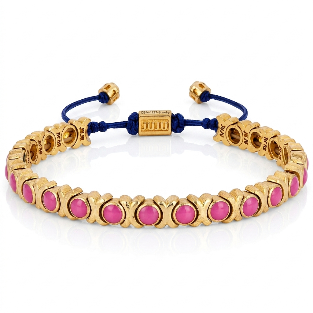 MARBLE BRACELET WITH ENAMEL