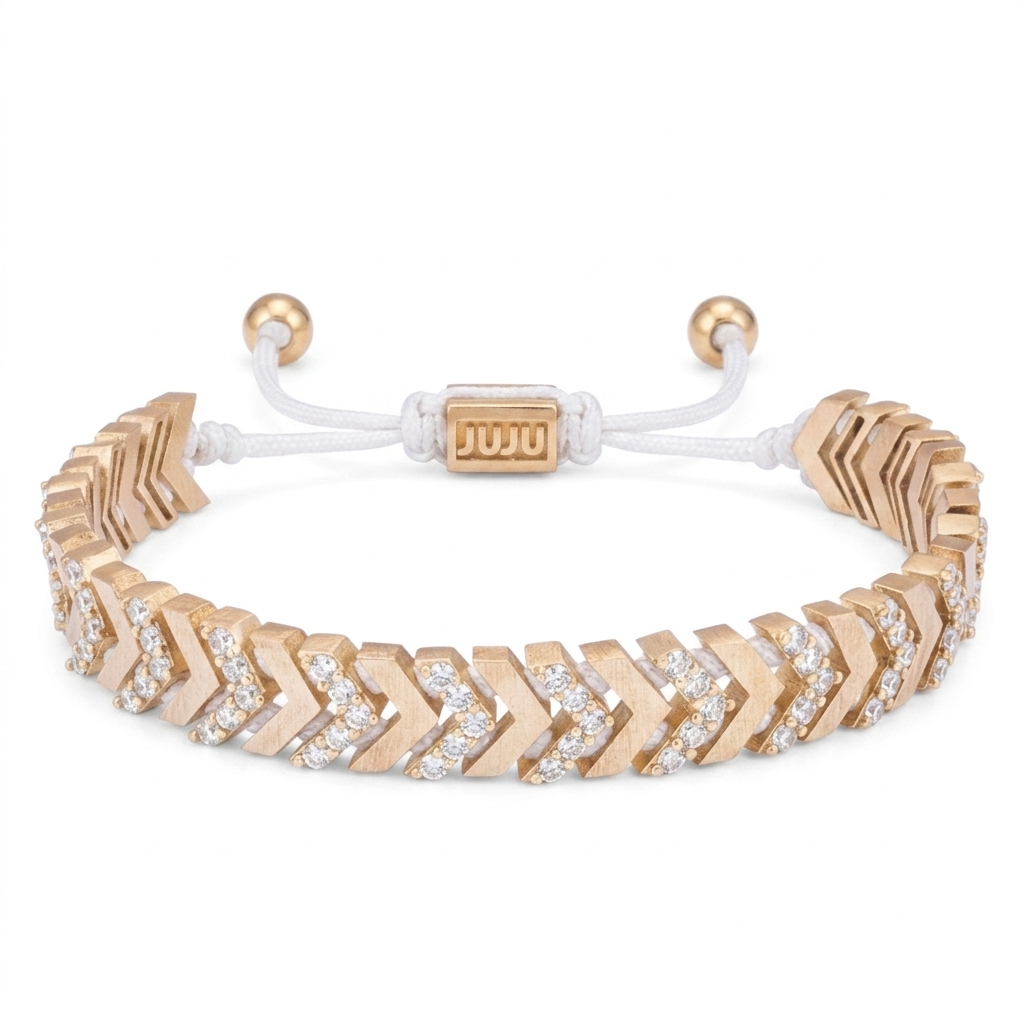 ARROW BRACELET WITH STONES