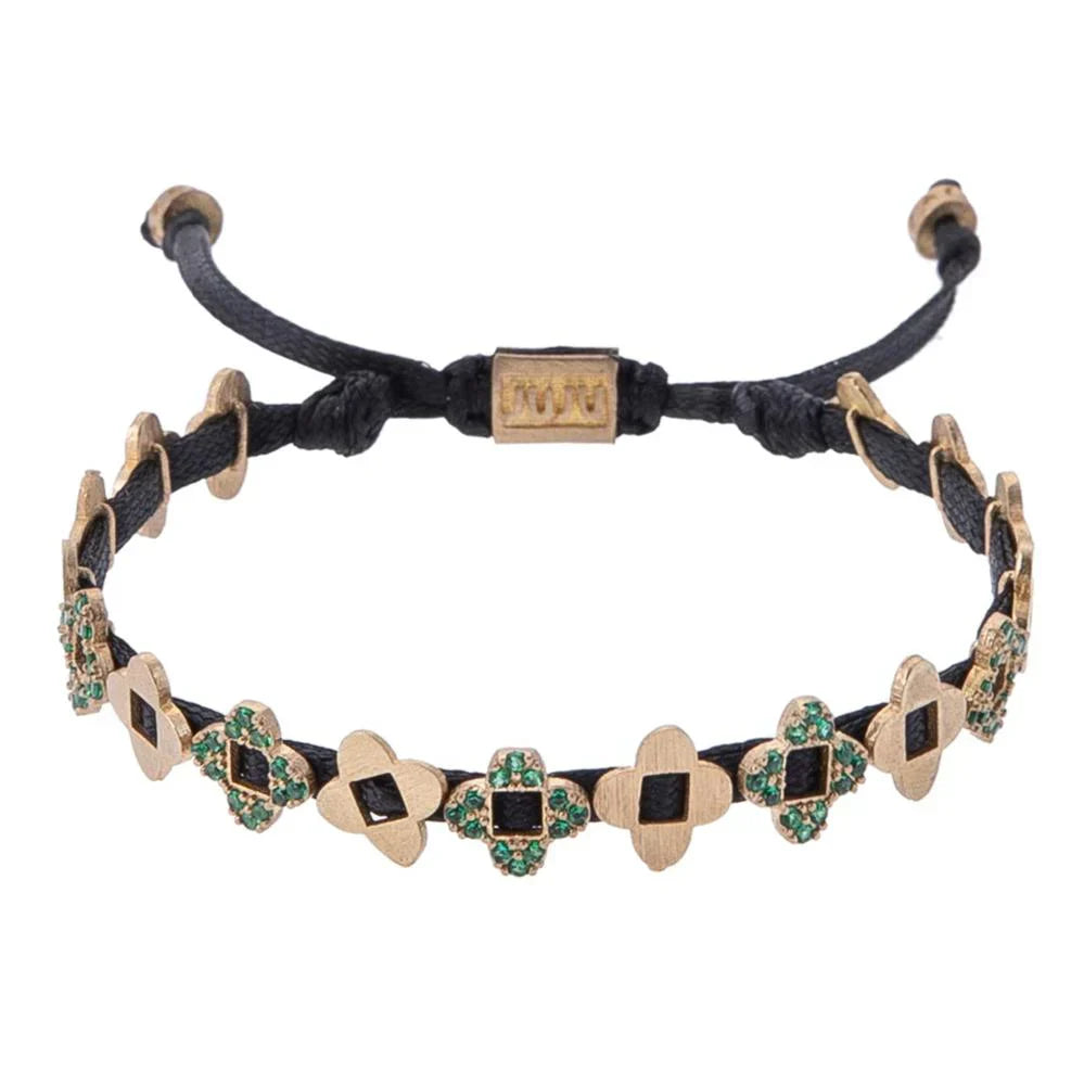 FLOWER BRACELET WITH STONES
