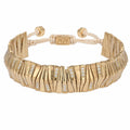 LEAF BRACELET WITH STONES