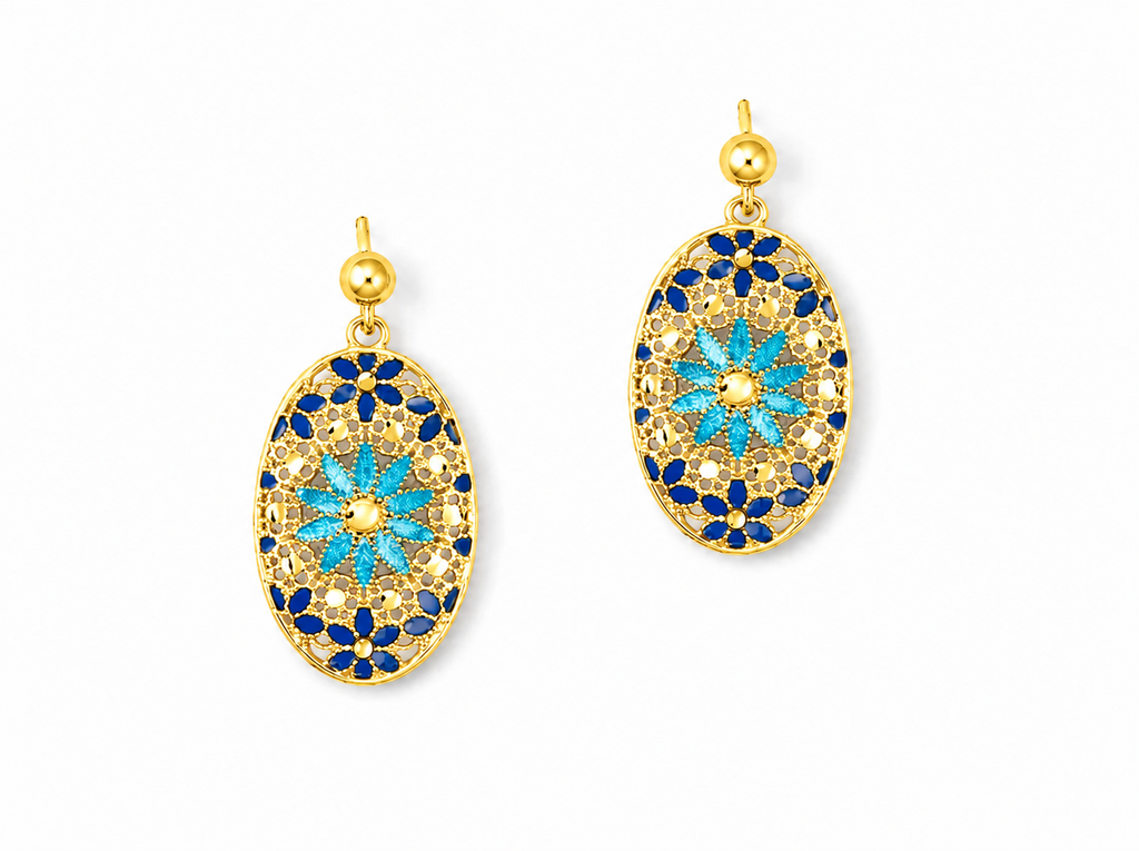 FILIGREE | BLUE EARRINGS