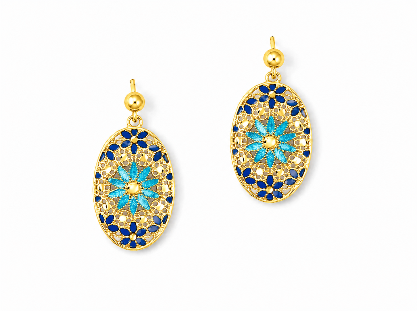 FILIGREE | BLUE EARRINGS