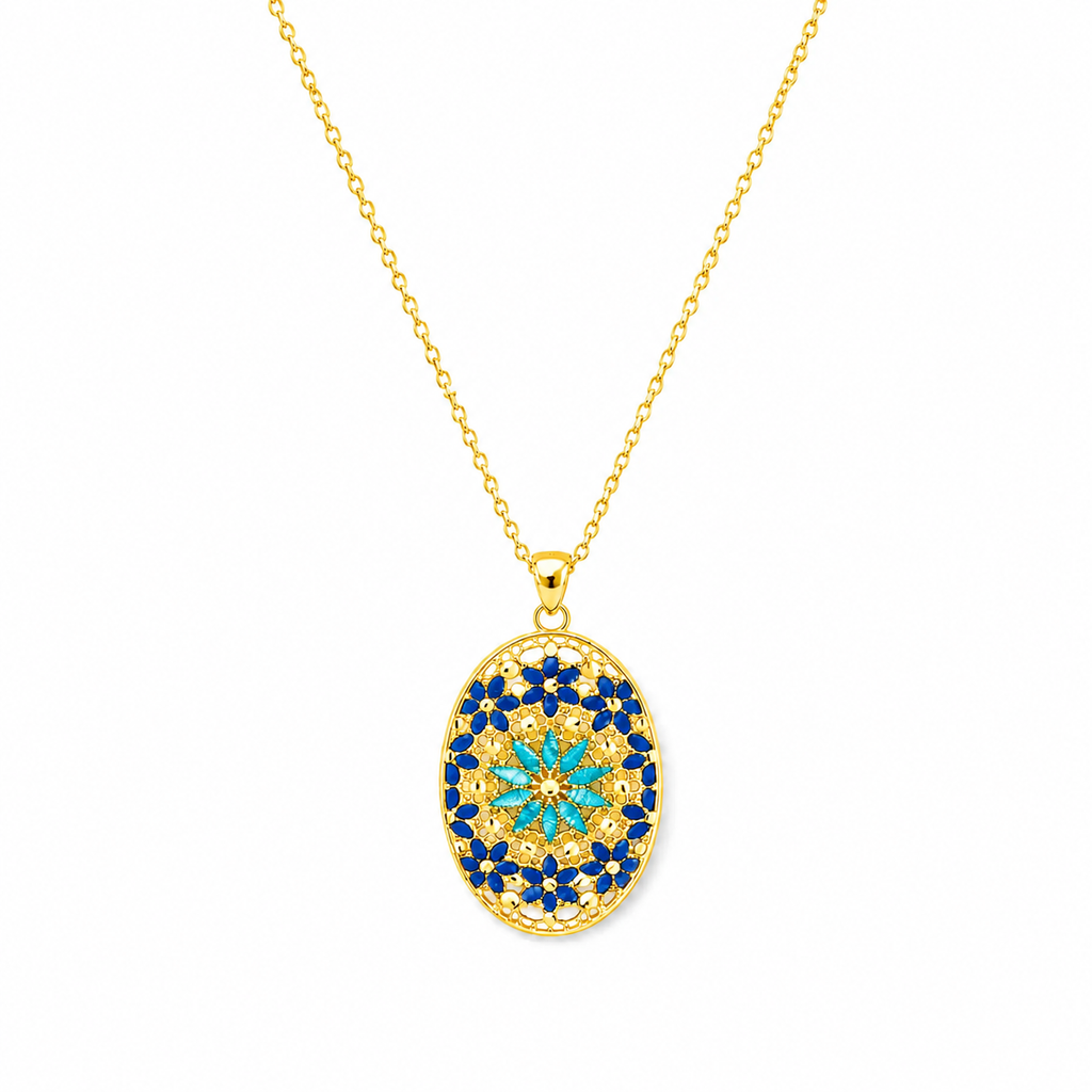 FILIGREE | BLUE NECKLACE