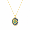 FILIGREE | BLUE NECKLACE