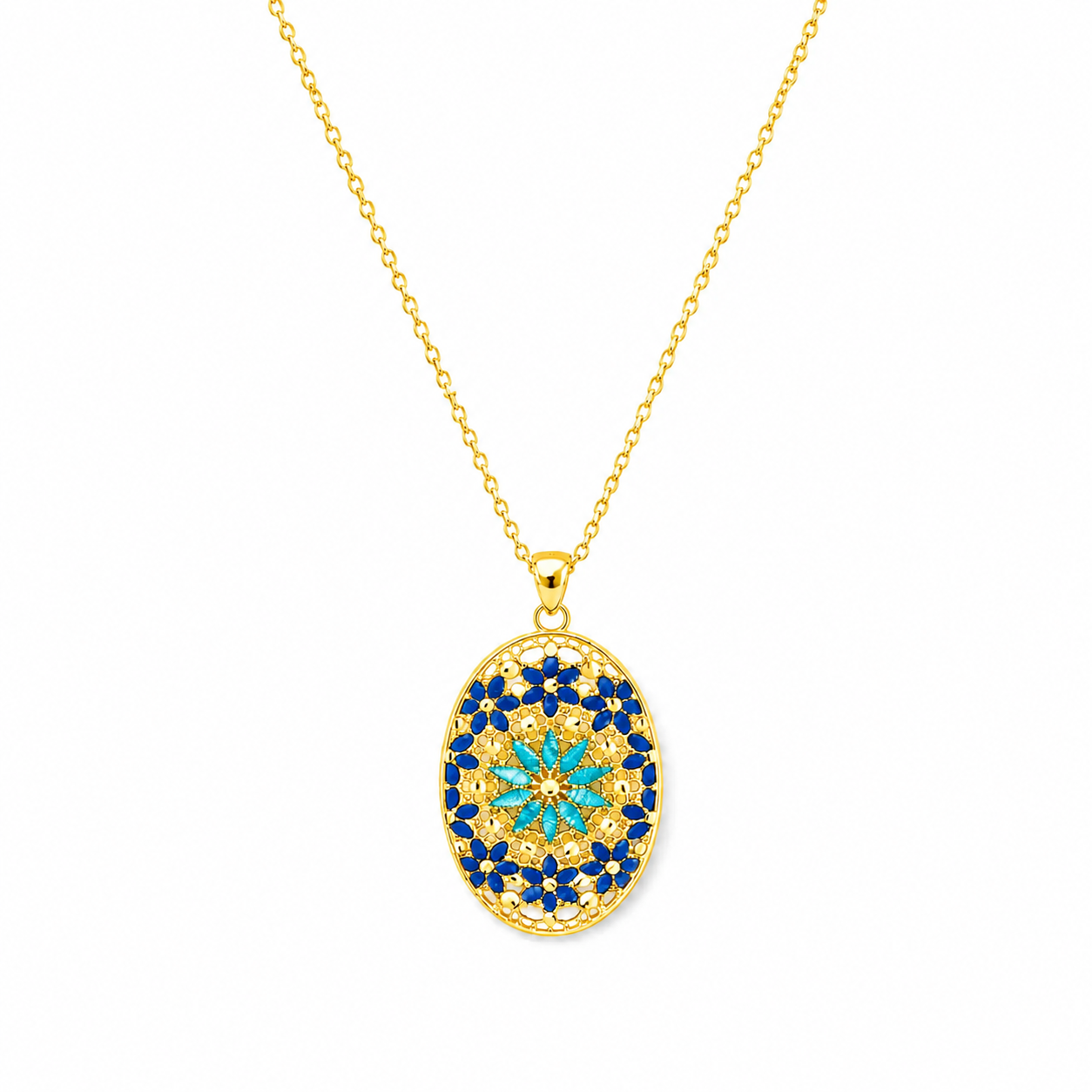FILIGREE | BLUE NECKLACE
