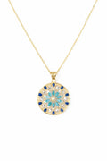 FILIGREE | BLUE MOSAIC NECKLACE