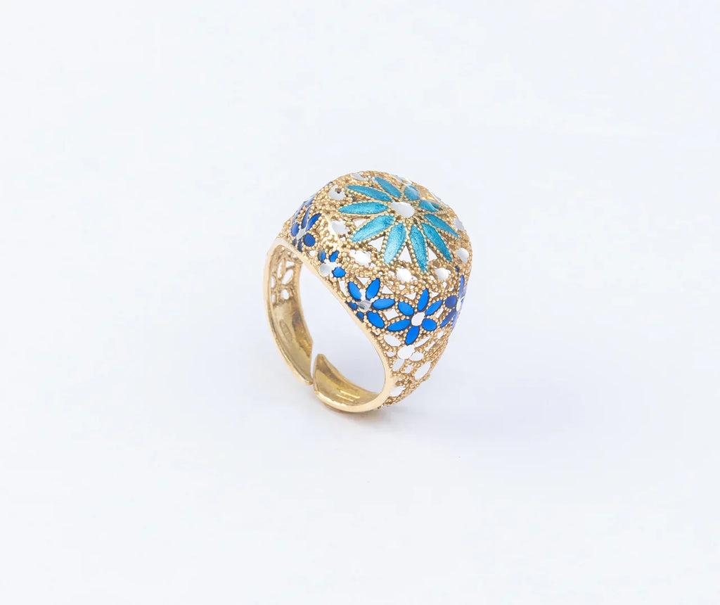 FILIGREE | ROSE WINDOWS RING