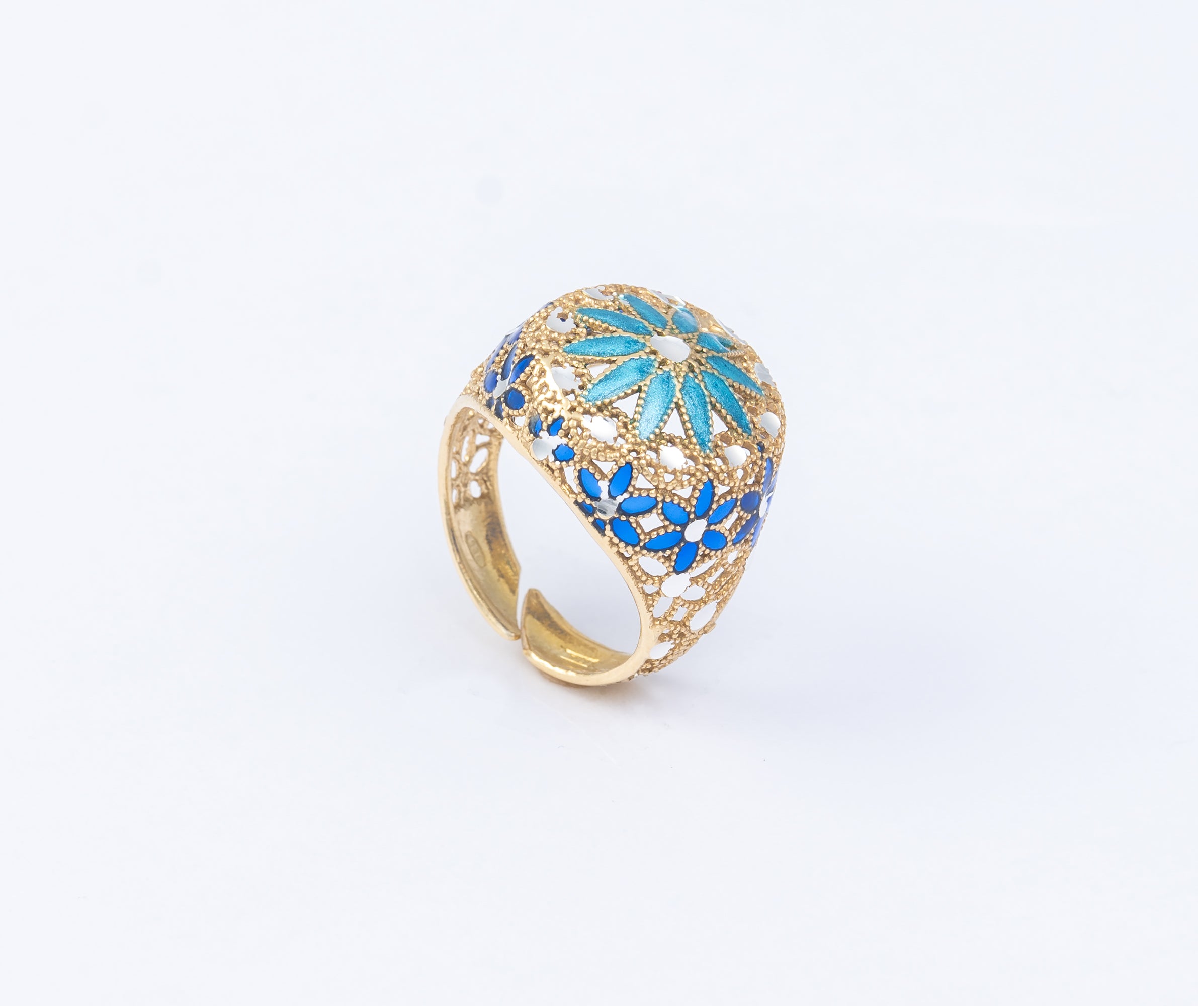 Florentine Rose Window Ring