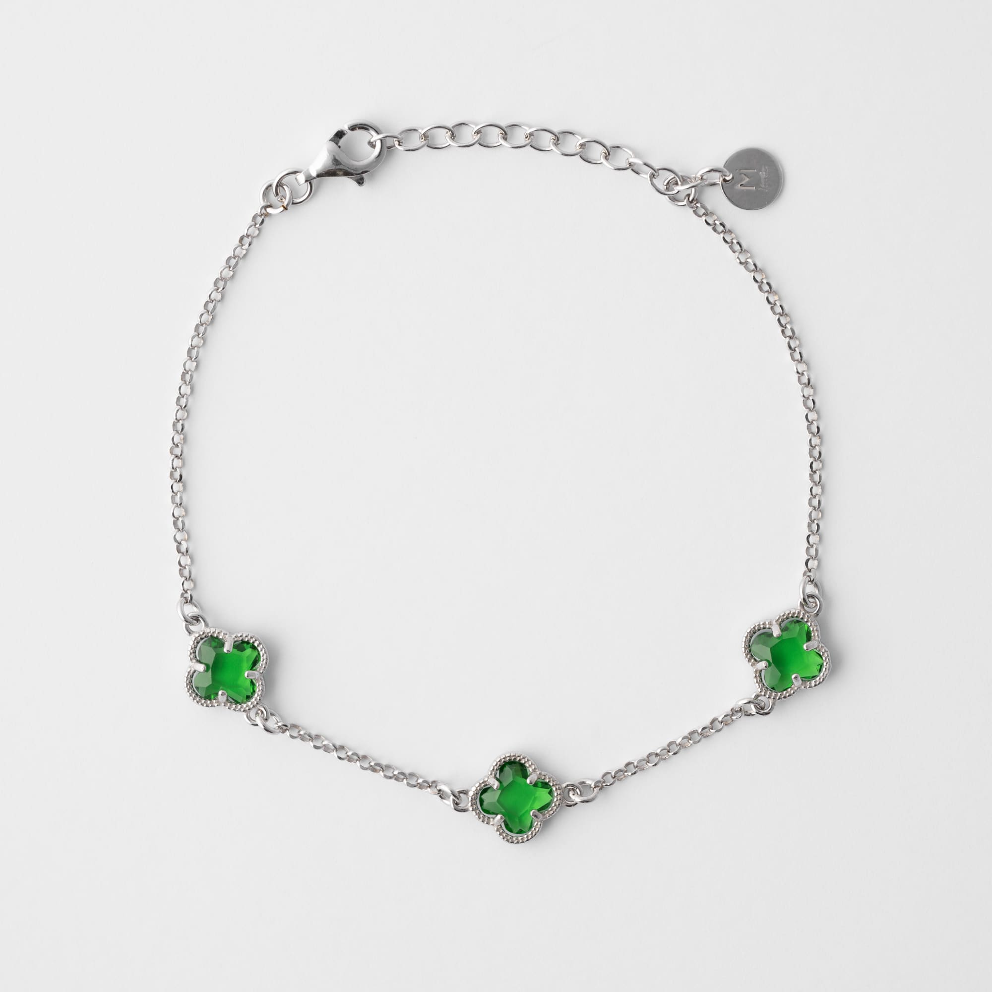 Clover | Bracelet with Emerald Quartz