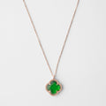 Clover | Necklace with Emerald Quartz