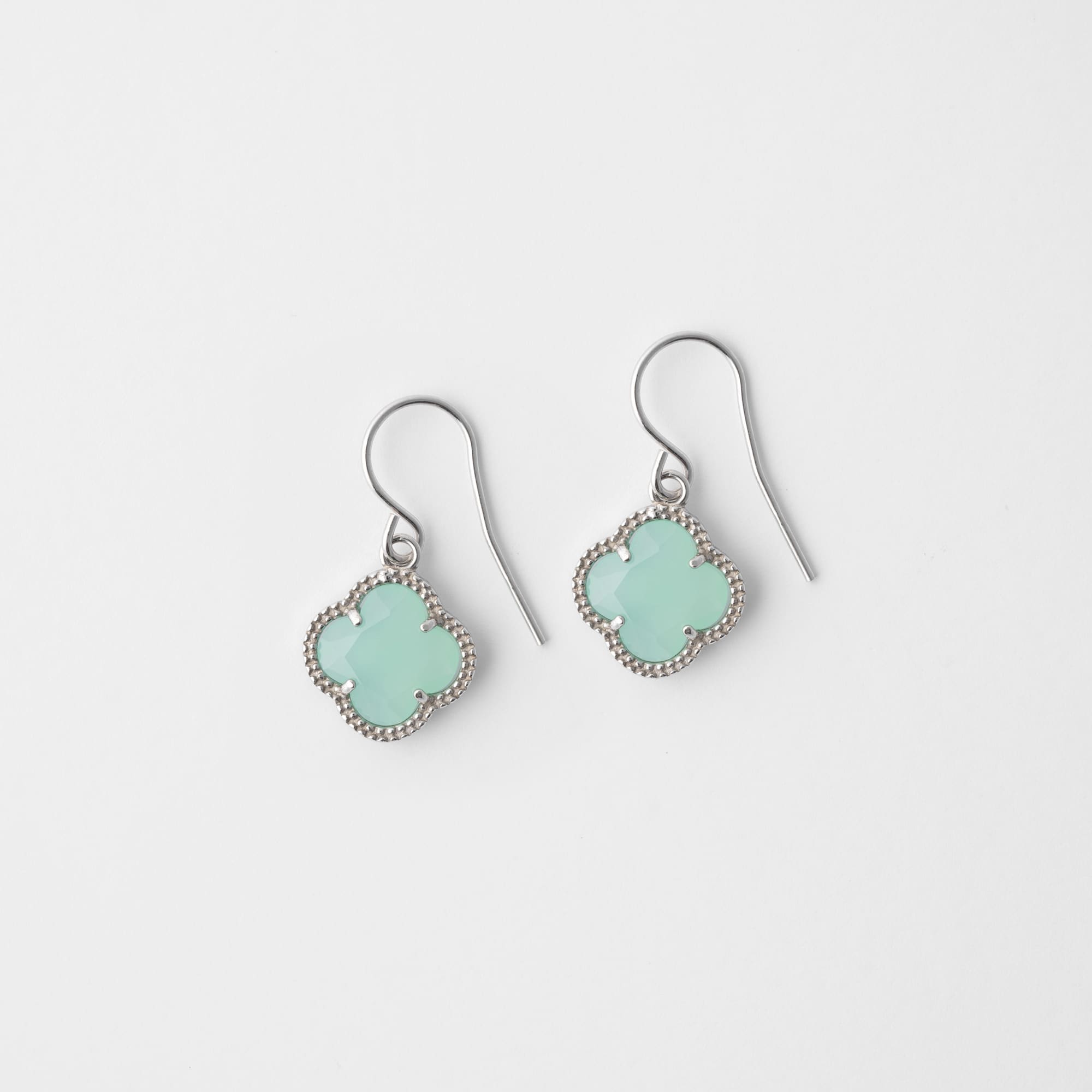 Clover | Earrings with Green Quartz
