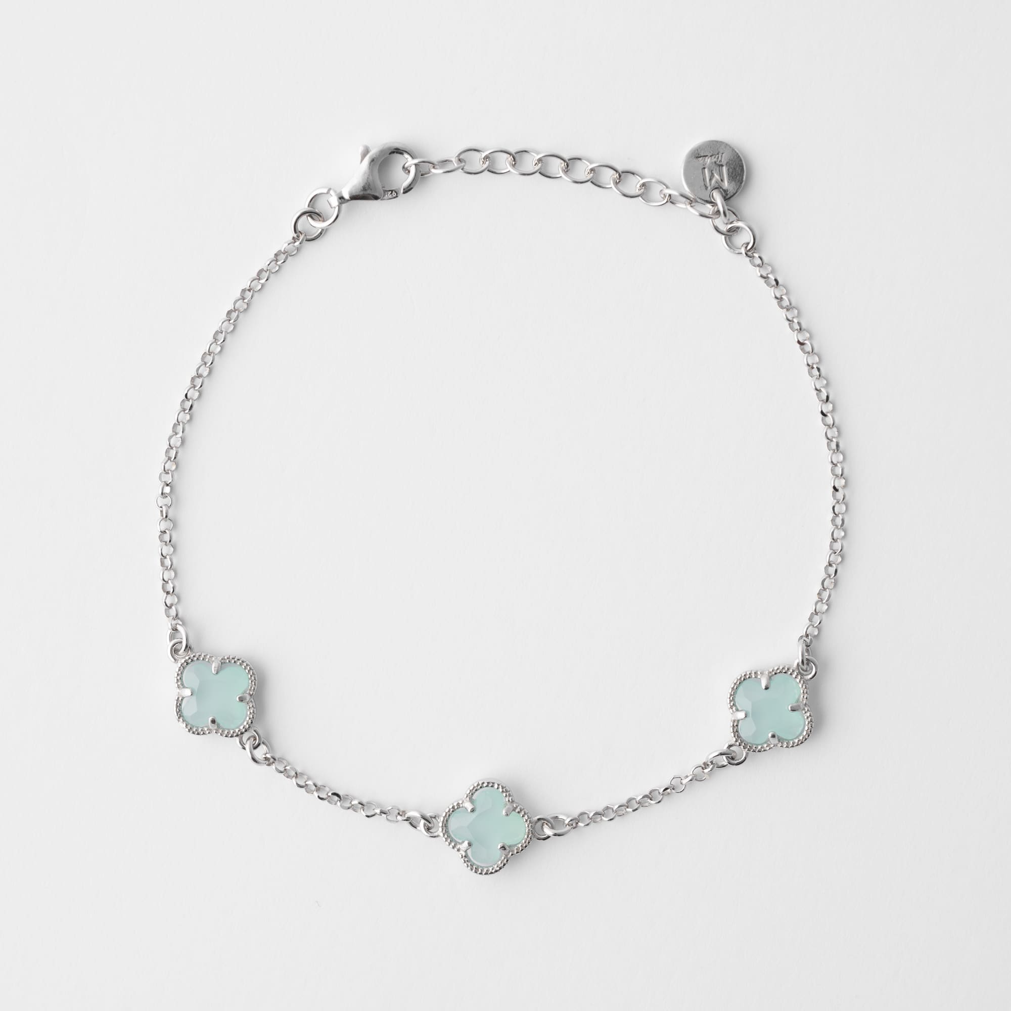 Clover | Bracelet with Green Quartz