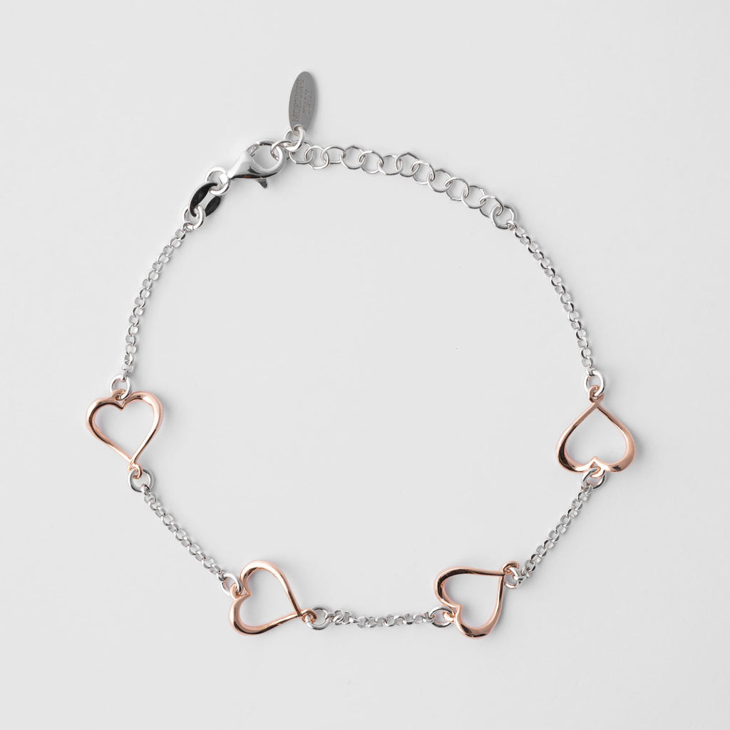 Bracelet Heartwave hearts