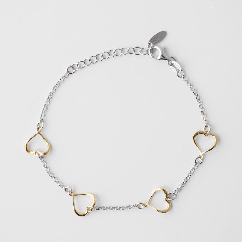 Bracelet Heartwave hearts