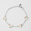 Bracelet Heartwave hearts