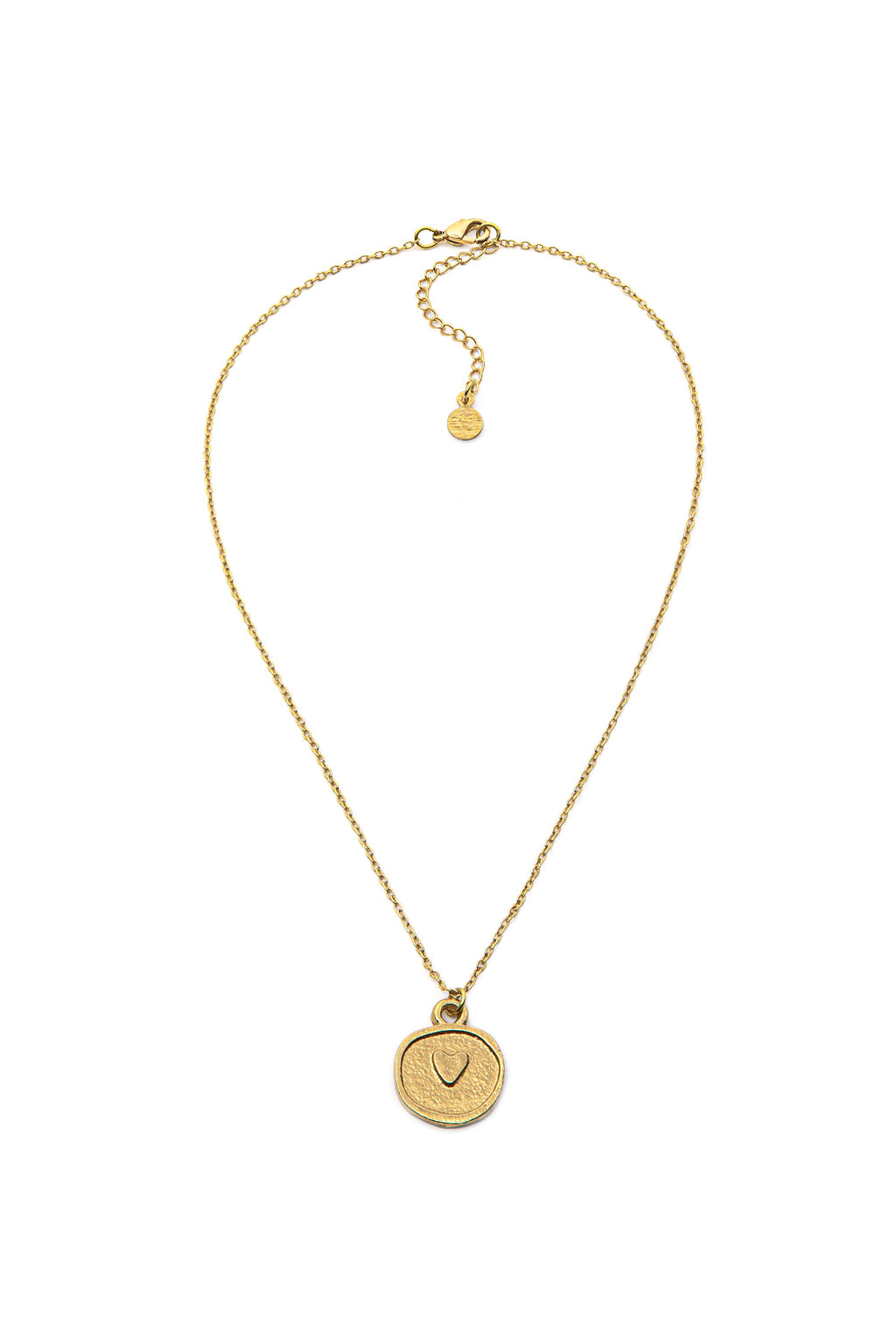 PENDANT HEART COIN