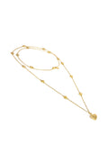 LONG CHAIN NECKLACE WITH HEARTS