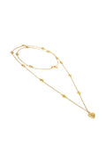 LONG CHAIN NECKLACE WITH HEARTS