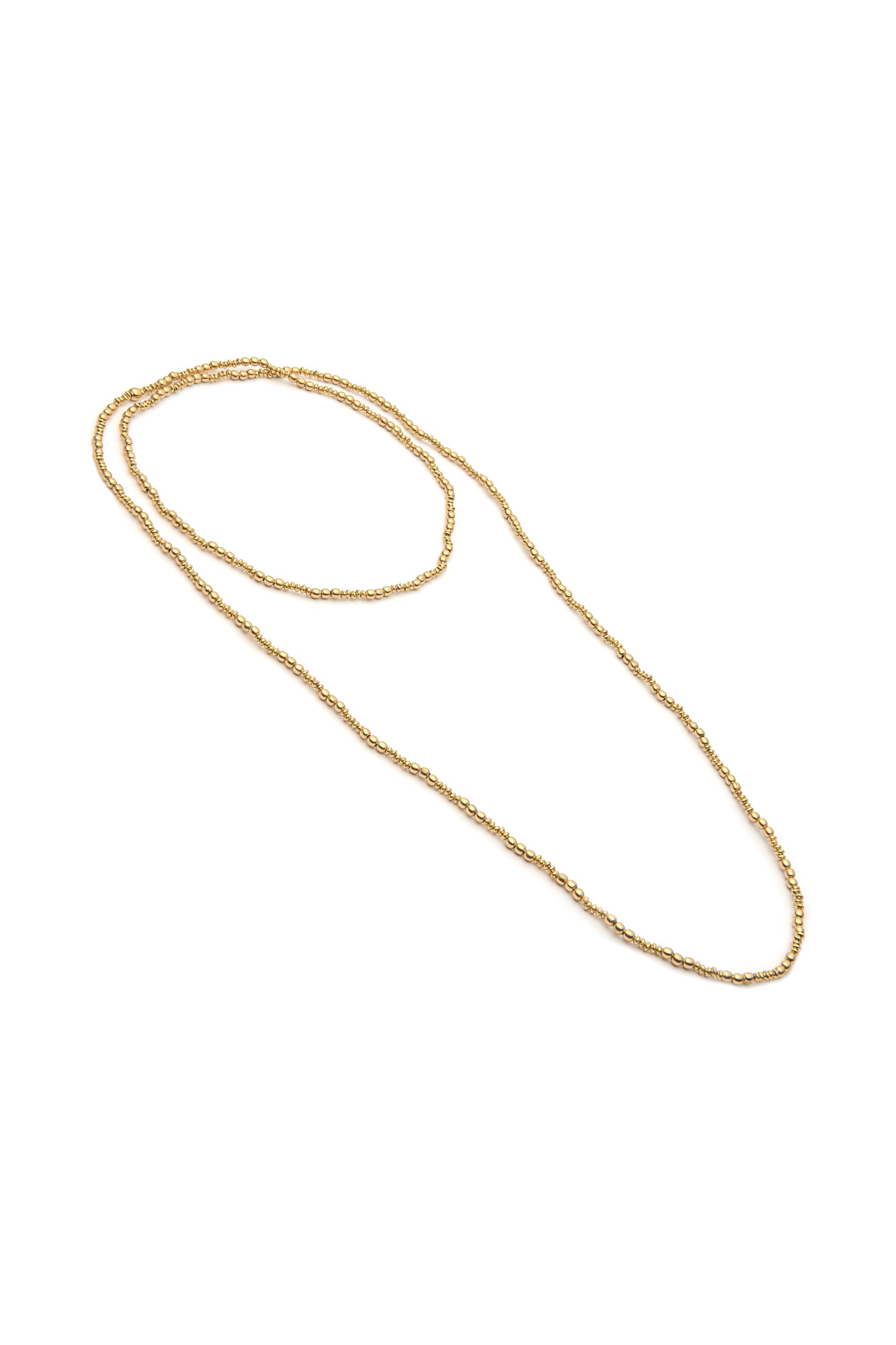 LONG NECKLACE SPHERES MIX