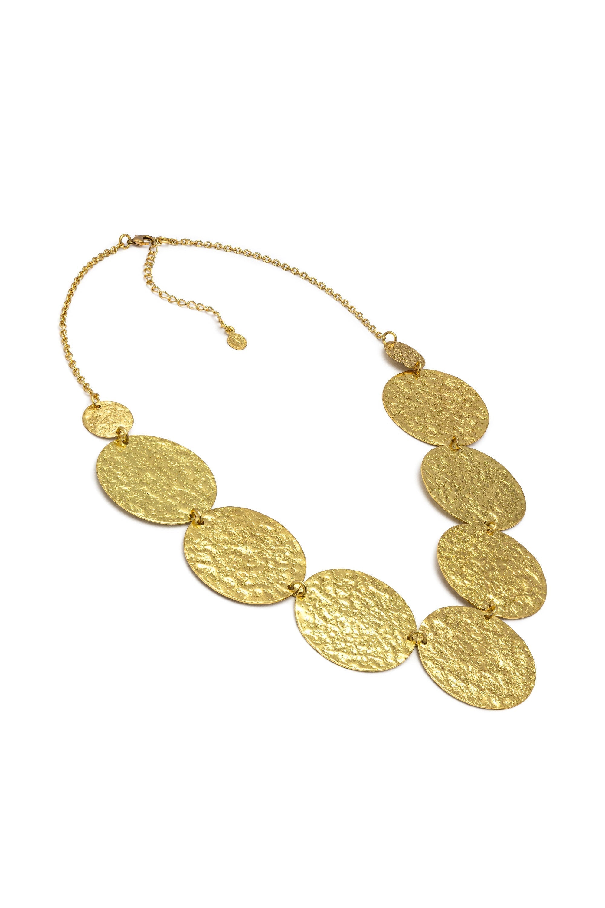 NECKLACE 7 CIRCLES PLATES