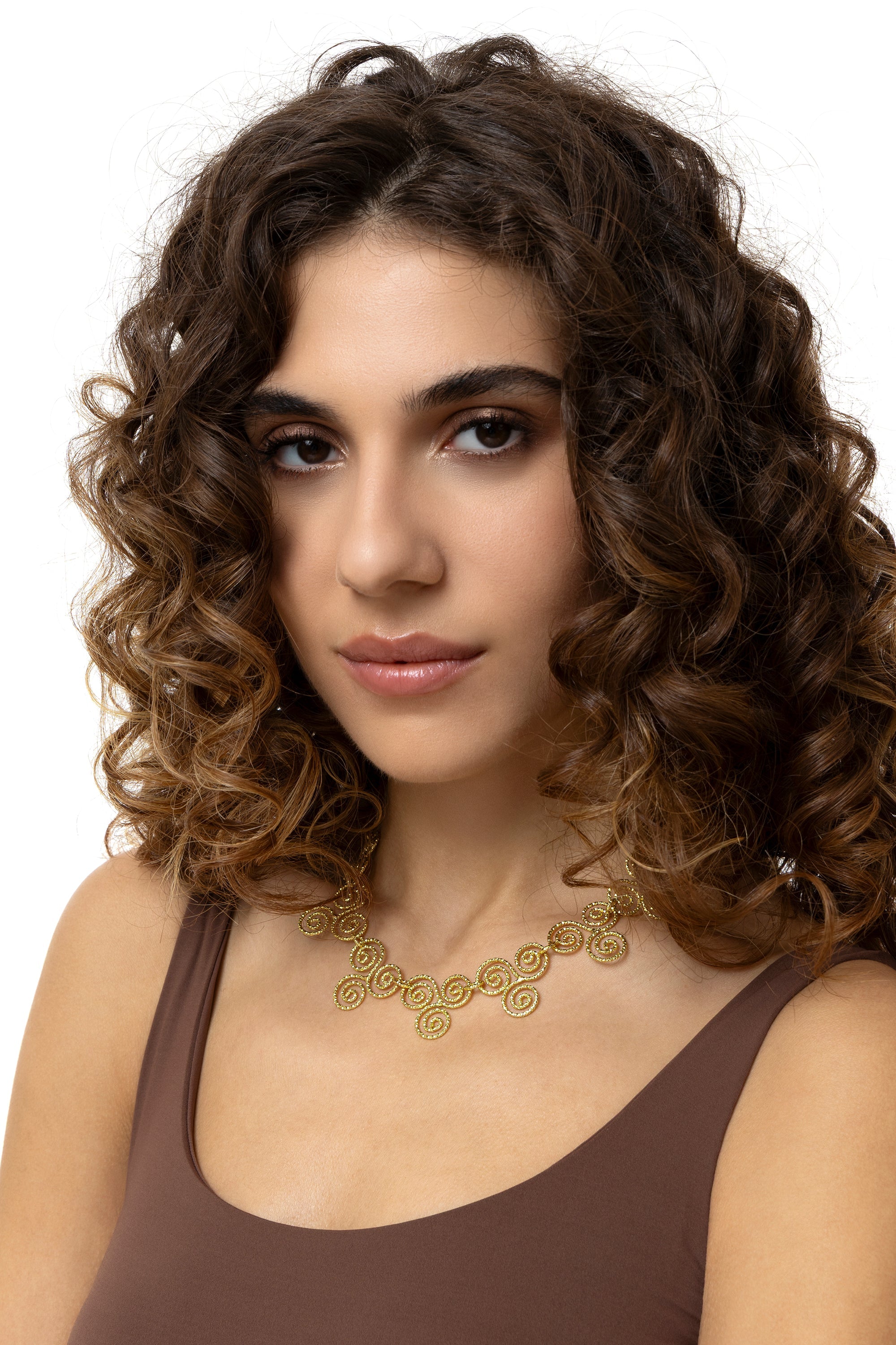 TRIPLE SPIRAL NECKLACE