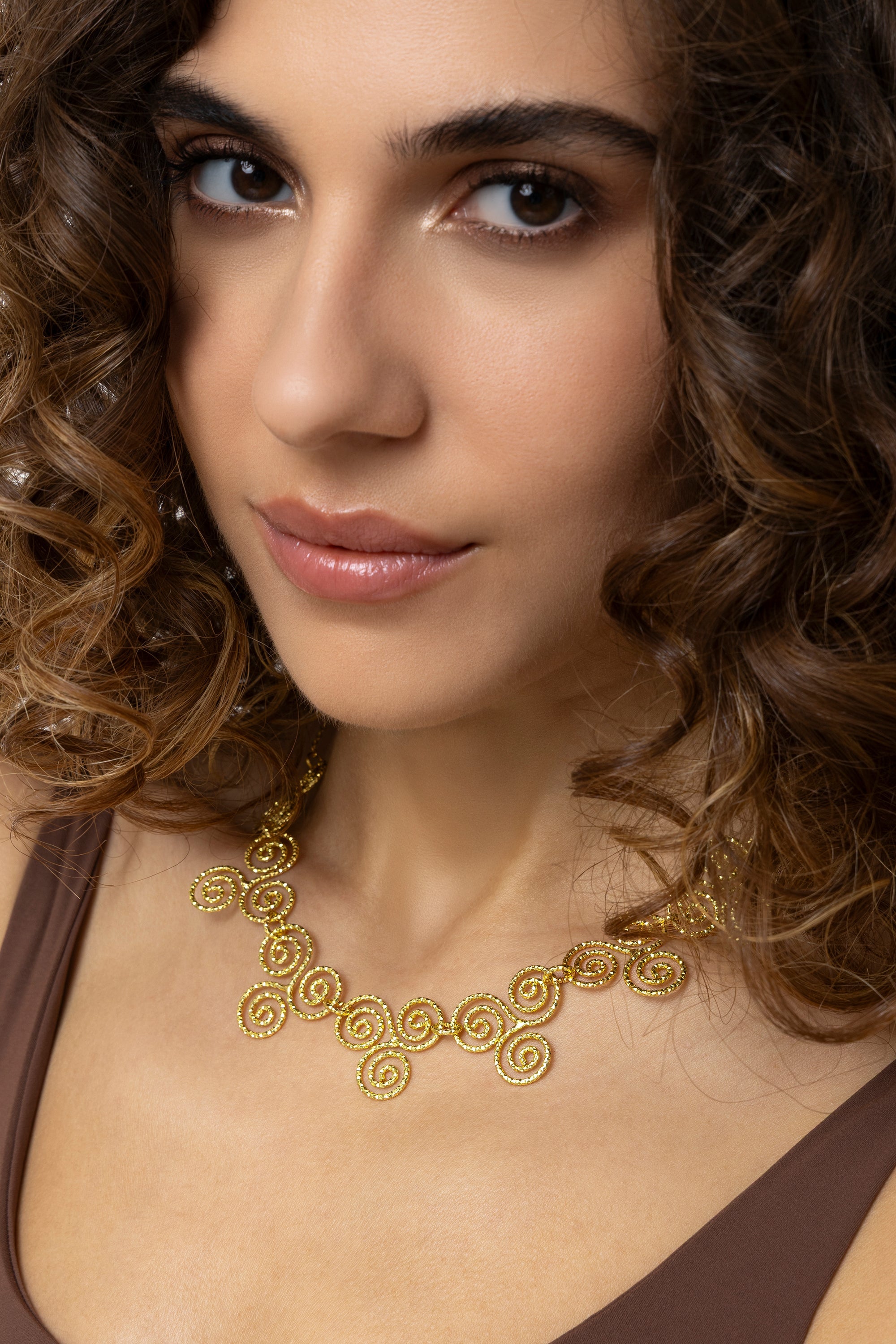 TRIPLE SPIRAL NECKLACE