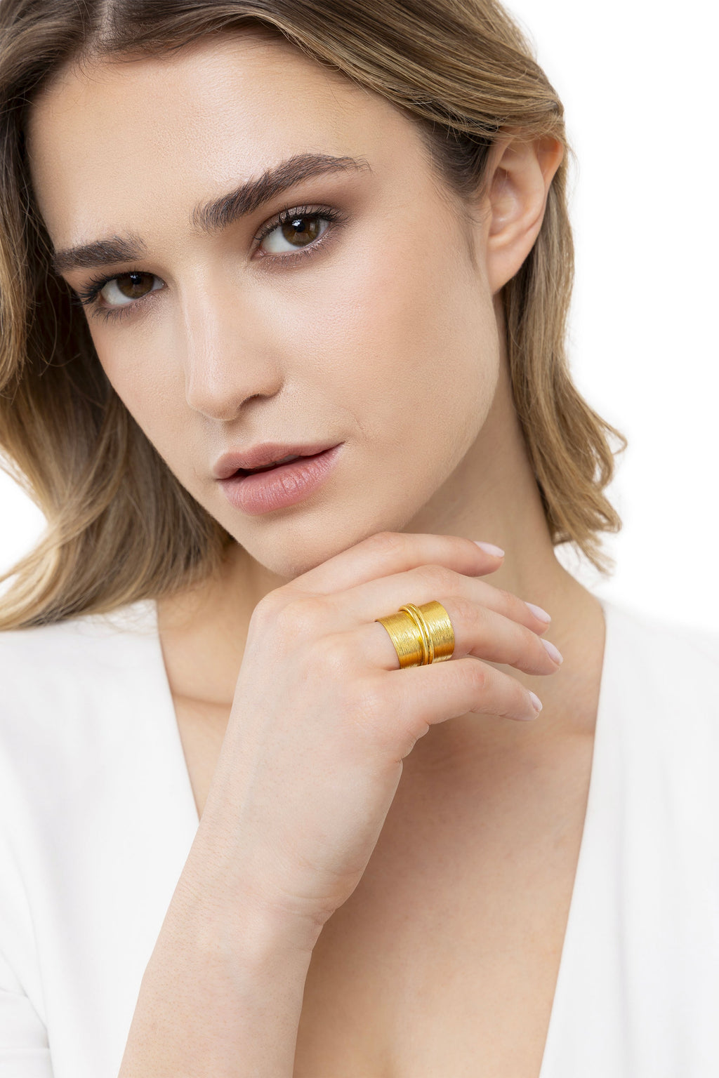 VESTOPAZZO - Adjustable Double Band Ring