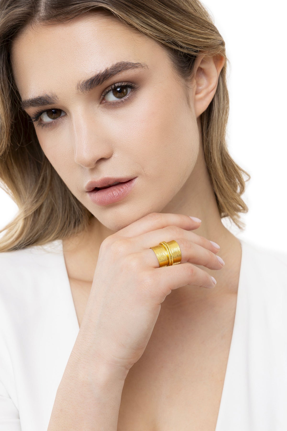 VESTOPAZZO - Adjustable Double Band Ring