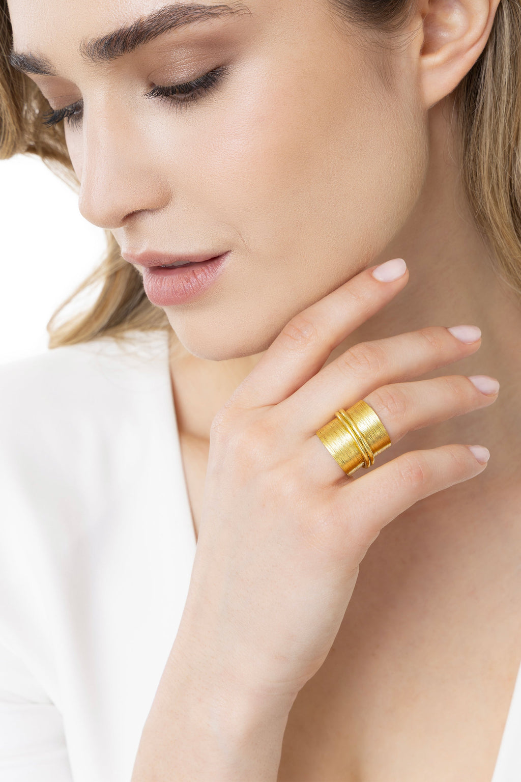 VESTOPAZZO - Adjustable Double Band Ring